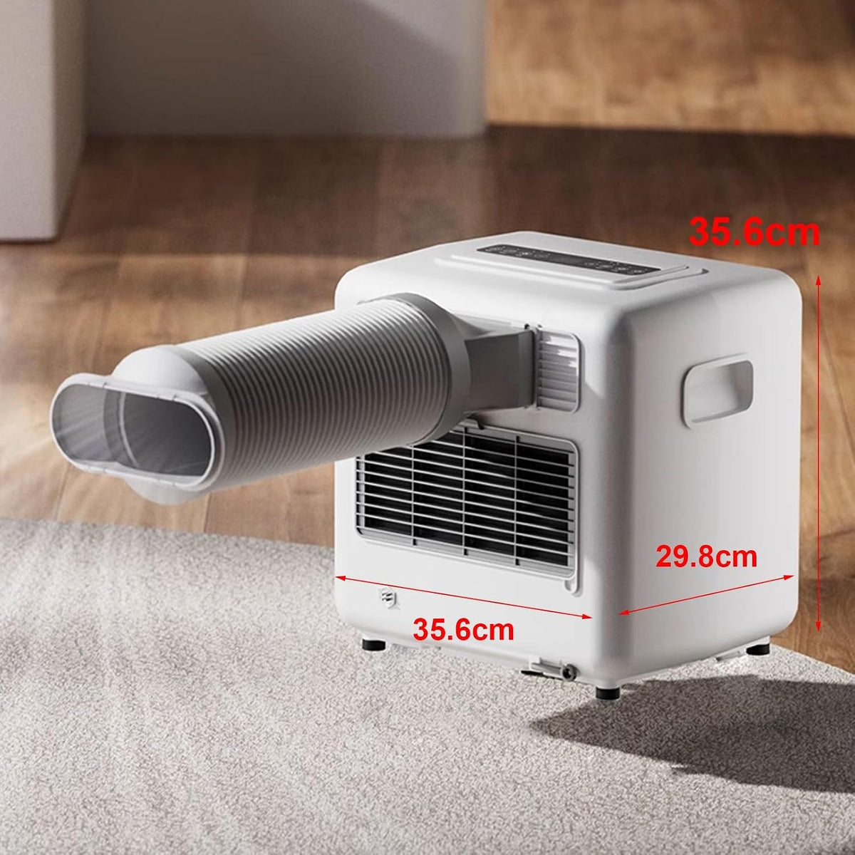  Portable AC 14000 BTU Écran Tactile Sans Fenêtre Besoin D'énergie Efficace Ventilateur D'air Froid Pour Bureau à Chambre à Coucher Compact Unité De Refroidissement Silencieuse