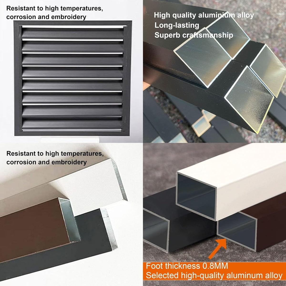GENERIC Housse De Climatiseur D'extérieur Résistante Aux Intempéries - Protection Durable Pour Intérieur Et Extérieur - Idéale Pour Dissimuler Les Clôtures Et Protéger Contre Les Intempéries