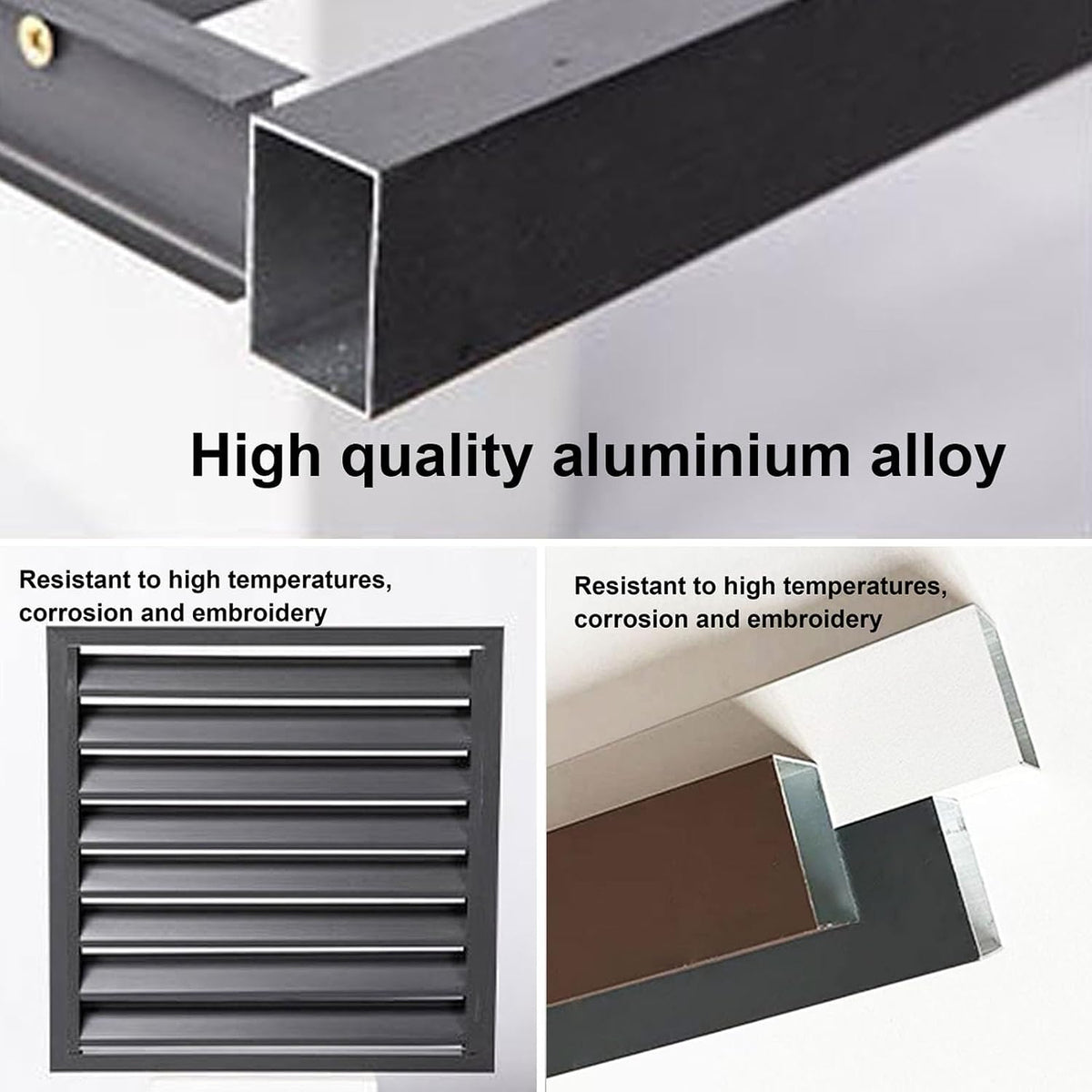 GENERIC Housse De Grille De Persienne D'extérieur - Résistant Aux Intempéries - Réduction Du Bruit Pour Climatiseurs Extérieurs - Protection Décorative Contre La Poussière - Convient Aux Unités Standard