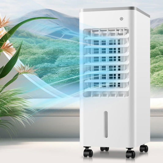  Climatiseur Portable 3 En 1 Sur Roulettes Avec Ventilateur Et Humidificateur, Minuterie 8 H, 3 Vitesses, Oscillation à 90°, Rafraîchisseur D'air Par évaporation Pour La Maison, Le Bureau Ou La Chamb