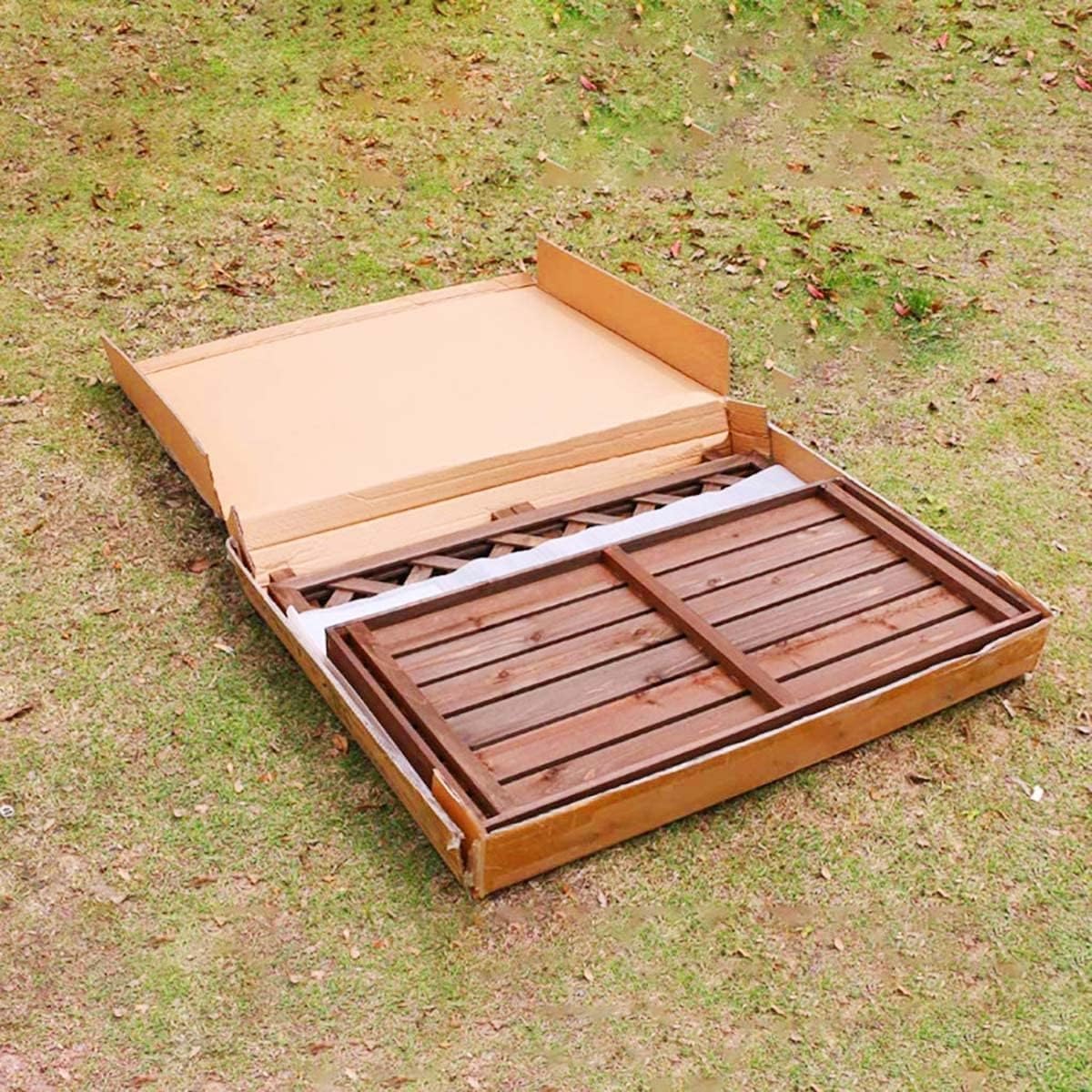 GENERIC Grille De Protection En Bois Massif Pour Climatiseur - 100 X 43 X 94 Cm