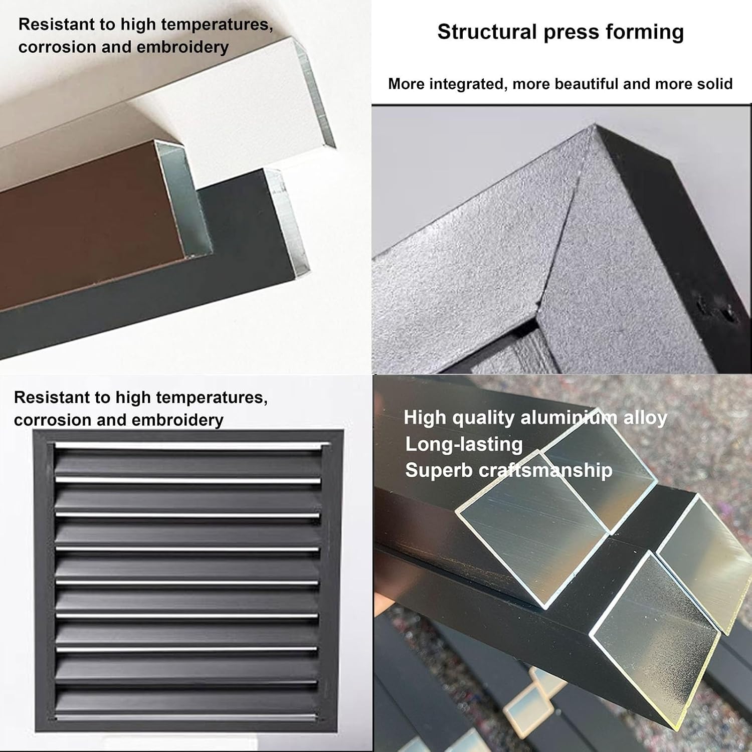  Housse De Pompe à Chaleur En Aluminium Pour Climatiseurs Extérieurs – Bouclier De Protection Résistant Aux Intempéries Pour L'installation De La Climatisation Et Léger, Idéal Pour Un Usage Domestique