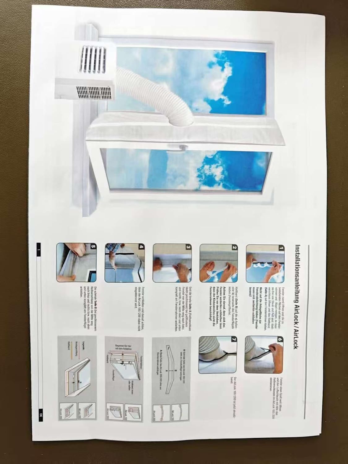  Joint De Fenêtre Pour Climatiseur Mobile, Joint De Fenêtre Pour Climatiseurs Mobiles Avec Fermeture à Glissière Et Fermeture à Adhésive (400 Cm)