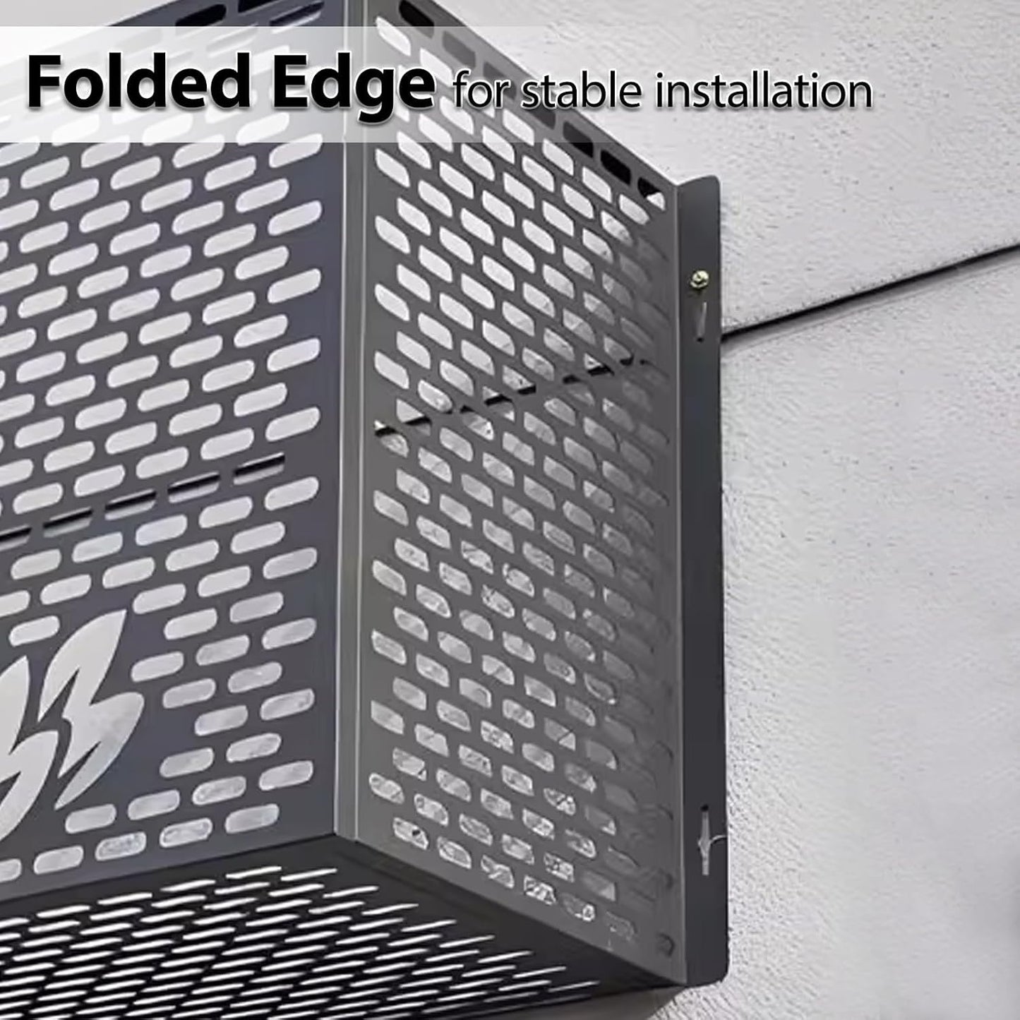 GENERIC Housse En Aluminium Pour Climatiseur Extérieur Et Support De Fleurs, Clôture Résistante Aux Intempéries Pour Unités Extérieures, Protection élégante, Dimensions : 109 X 56 X 80 Cm, Couleur : A3