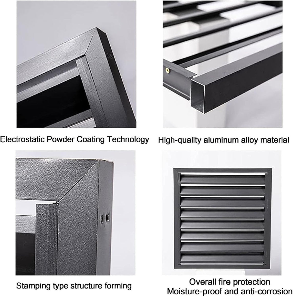 GENERIC Housse En Aluminium Pour Climatiseur Extérieur - Blanc - 100 Cm - Protège Les Unités De Climatisation - Poubelles - Sécurité Des Animaux Domestiques - Panneaux De Clôture D'isolation Des Feuilles.