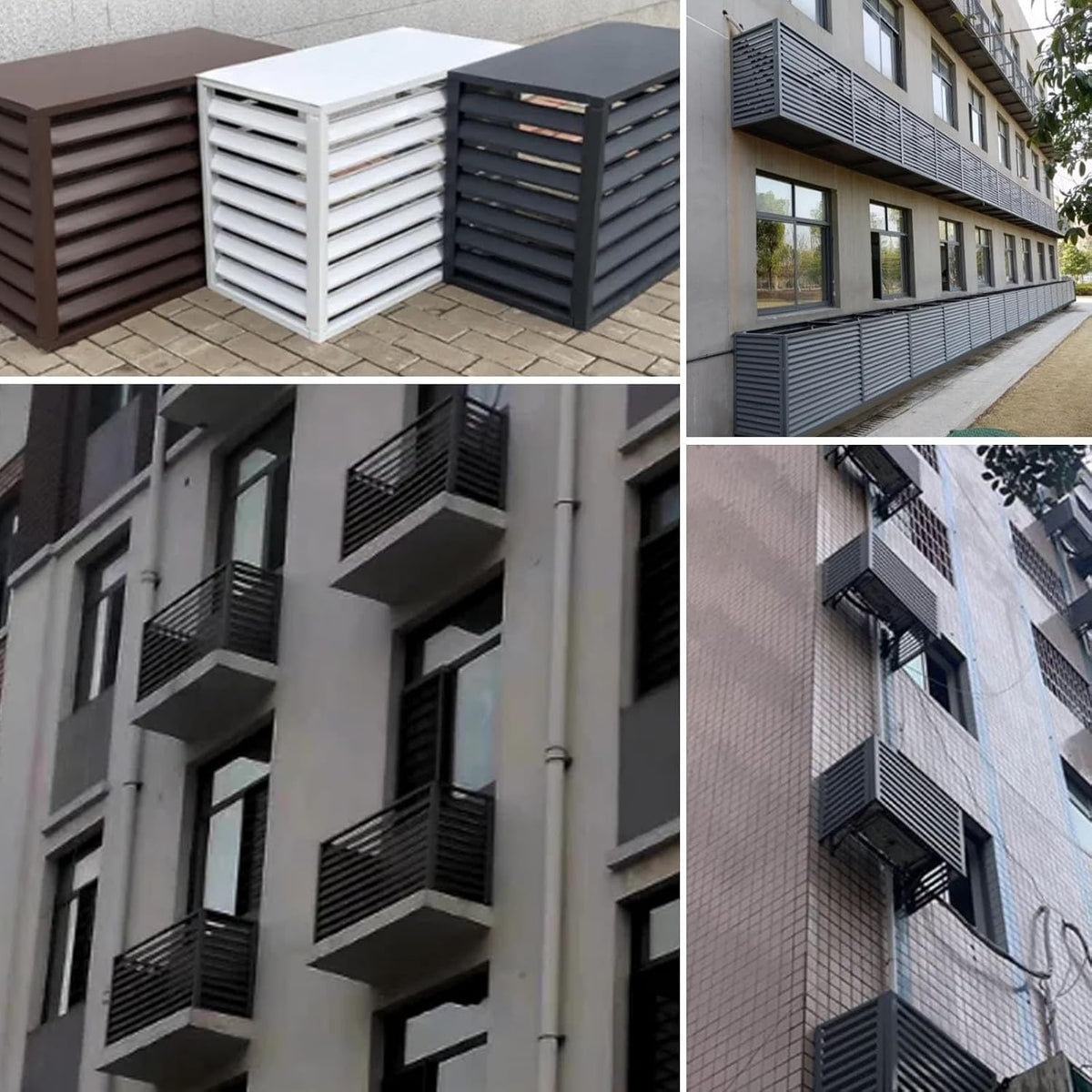 GENERIC Housse De Protection Imperméable Et Anti-poussière Pour Climatiseur Extérieur - Réduction Du Bruit - Résistante Aux Intempéries - Idéale Pour Une Utilisation En Extérieur