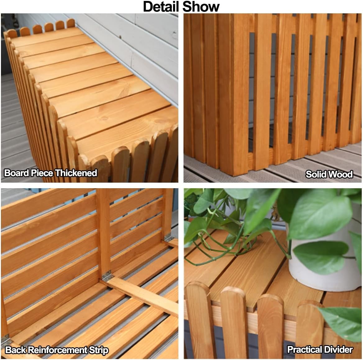  Brise-Vue Extérieur Pour Climatiseur, Grille De Protection Pour Climatiseurs Et Pompes à Chaleur, étagère De Jardin, Rangement De Plantes, Protection Environnementale, 9 Couleurs