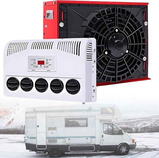  Kit De Climatiseur Pour Camping-car Avec Volume D'air élevé Et Fonctionnement Silencieux Pour Un Refroidissement Efficace Dans Les Camping-cars, Camions Et Véhicules De Construction