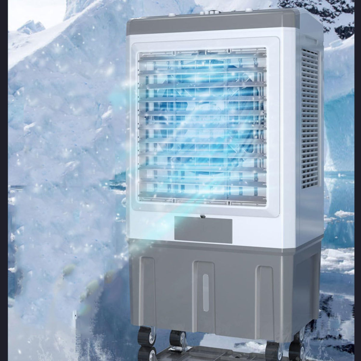  Ventilateur De Refroidissement Portable Pour Climatiseur Oscillant à 120°, 3 Vitesses De Vent Silencieuses, Minuterie De 12 Heures, Pas Besoin De Tuyau, Modes Pour La Maison Et Le Bureau