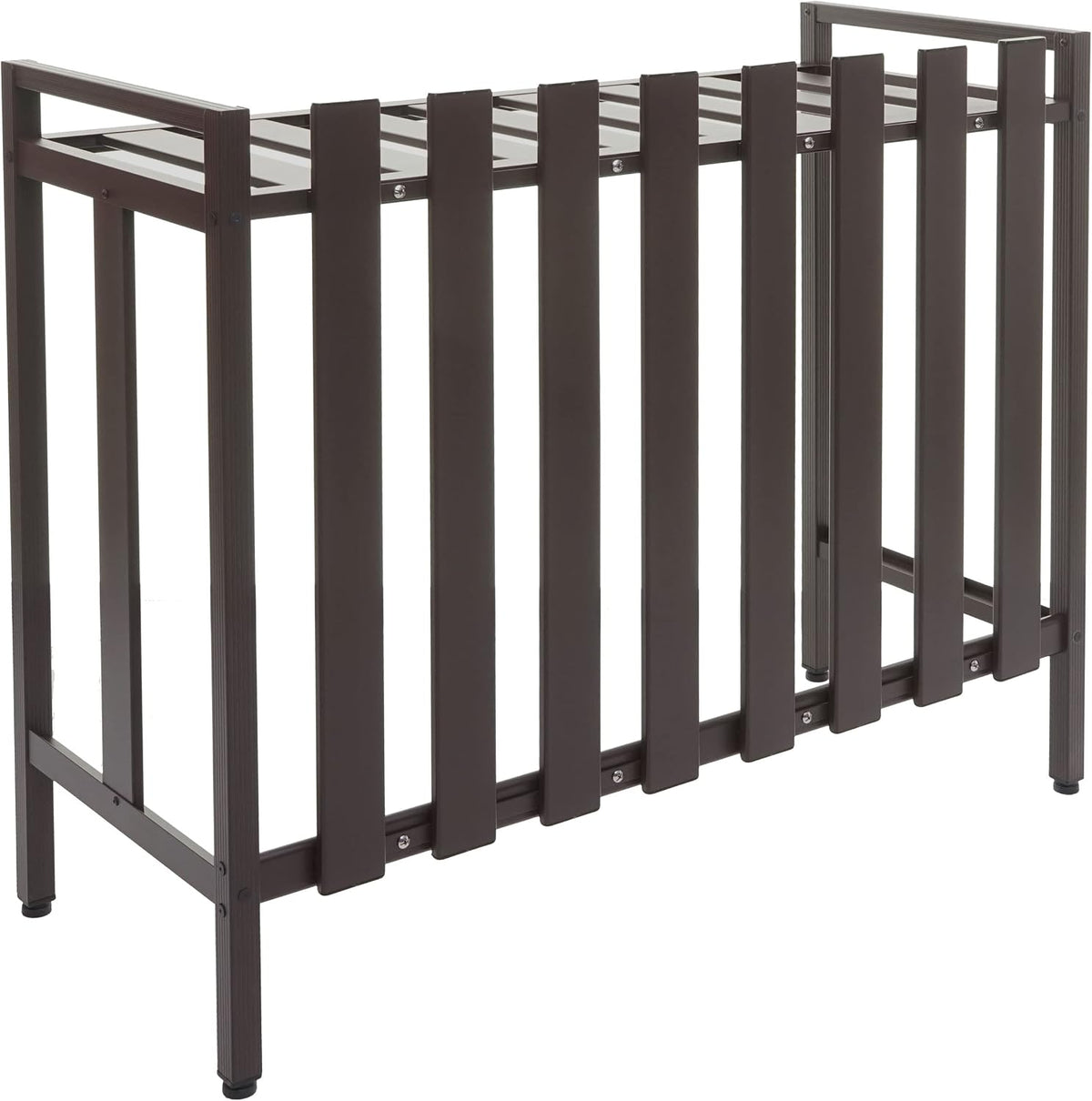  Mendler Cache Pour Climatiseur/Pompe à Chaleur HWC-K58 Métal 80x90x39cm Marron