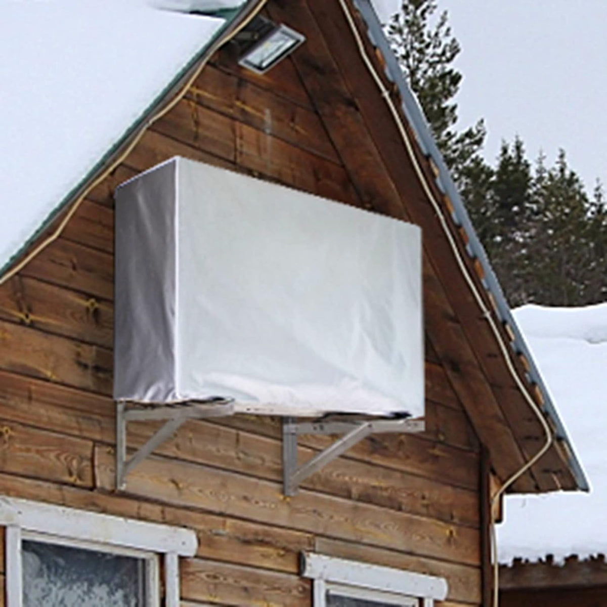  Housse Climatiseur Exterieur Couvercle Anti-poussière Pour Climatiseur Extérieure Extérieur Housse Climatisation Imperméable Couverture Extérieure De Climatiseur Pratique Pour