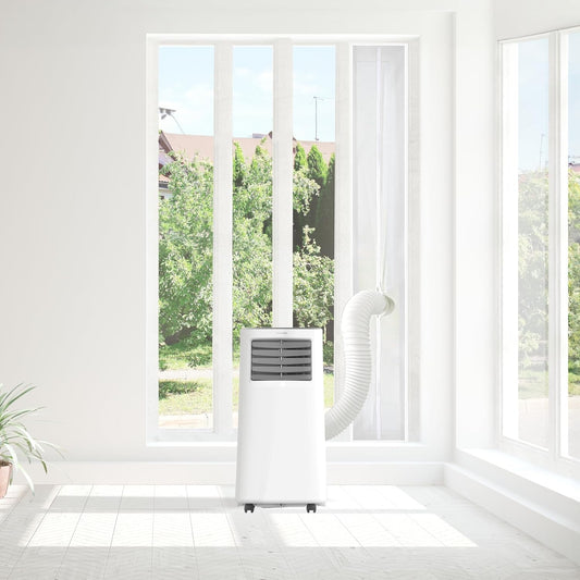  Cecotec Adaptateur Housse Isolante Universelle Pour Fenêtres Ou Portes Coulissantes Pour Climatiseur Portable 210x90cm, 100% Polyester, Isole De L’Extérieur, Fermeture Éclair Et Bande Adhésive