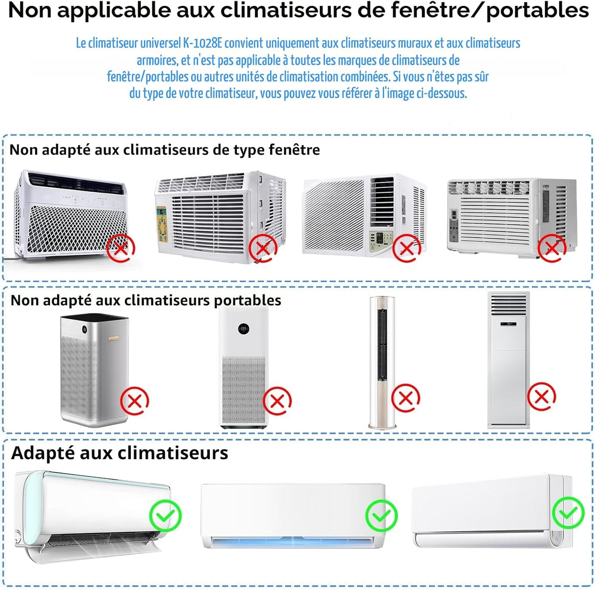  Telecommande Universelle Clim Pour LG, Gree, Midea, Toshiba, Haier, Daikin, Hitachi, Sharp, Samsung, Sanyo, Hisense Et Plus De 1000 Marques, Télécommande Climatiseur Universelle