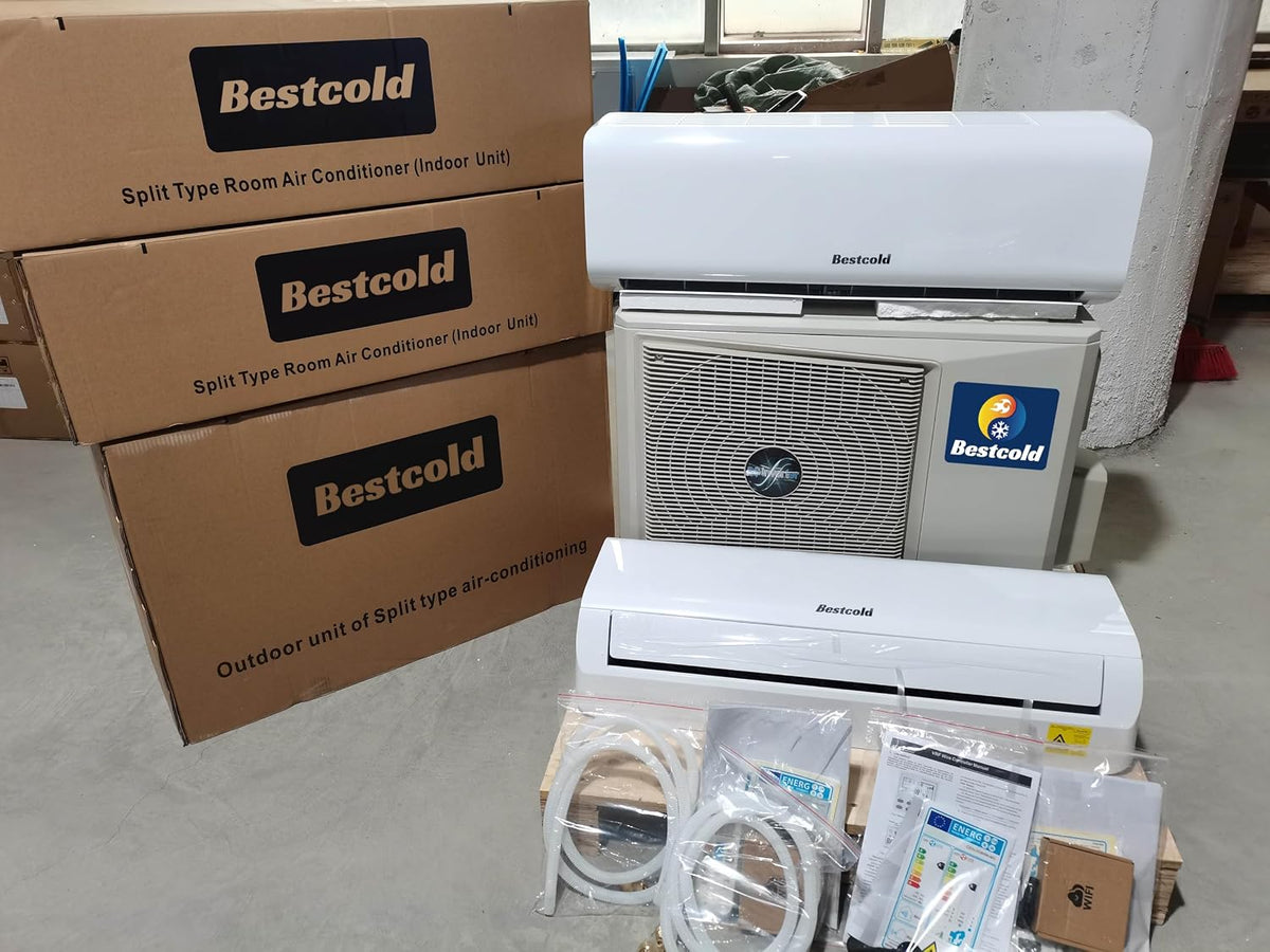 GENERIC 36000BTU Climatiseur Et Chauffage Sans Conduit Multi 12 K Zones Mini Split – 3 Zones